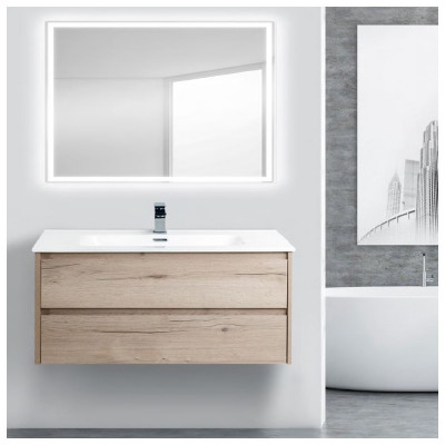 Мебель для ванной BelBagno Kraft 100 rovere galifax bianco