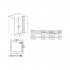 Душевая дверь в нишу Good Door Mokka SD-90-C-WE