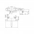 Смеситель Paini Dax 84CR105TH для ванны с душем