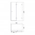 Душевой уголок Black&White Stellar Wind S708-1200 R