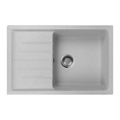 Мойка кухонная AquaGranitEx M-27 серая