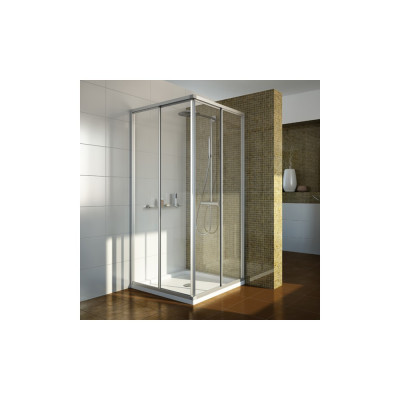 Душевой уголок GuteWetter Practic Square GK-422 70x70 см стекло бесцветное, профиль матовый хром
