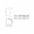 Душевая дверь в нишу Good Door Mokka DR-80-C-WE 80 см