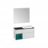 Тумба для комплекта Villeroy & Boch Finion G272GSGF 120 см, glossy white, cedar matt, внутренняя подсветка, настенная подсветка