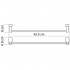 Полотенцедержатель Wasserkraft Leine K-5030