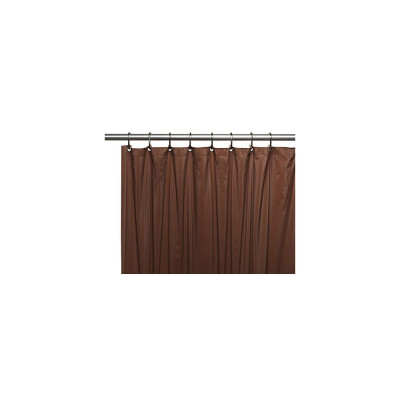 Штора для ванной Carnation Home Fashions Premium 4 Gauge Brown защитная
