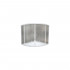 Шторка на ванну 1MarKa Luxe профиль белый, стекло рифленое