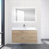 Тумба с раковиной BelBagno Aurora 100 rovere nebrasca nature