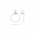 Полотенцедержатель Nicolazzi Classica 1485TB