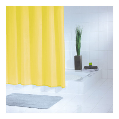 Штора для ванной Ridder Standard 31314 желтая, 180x200