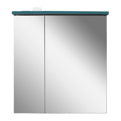 Зеркало-шкаф AM.PM Spirit V2.0 60 R с LED-подсветкой, кобальтовый глянец