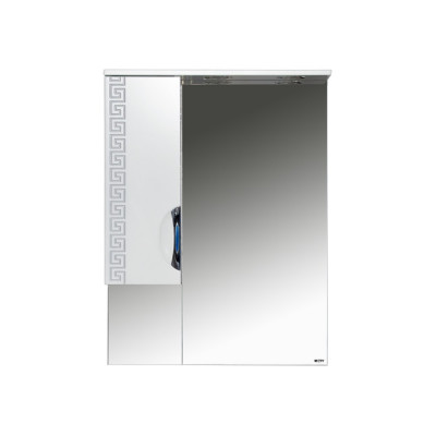 Зеркало-шкаф Misty Престиж 70 L серебряная патина
