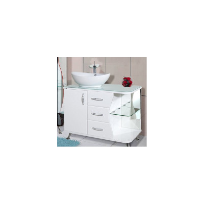 Тумба с раковиной Bellezza Рио 90 L белая