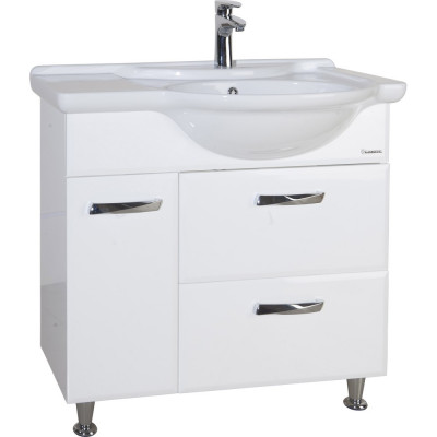 Тумба с раковиной Bellezza Балтика 90 R белая