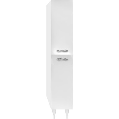 Шкаф-пенал Marka One Belle 30Н Spirale White R