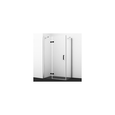 Душевой уголок Wasserkraft Aller Black 10H06LB 120x80 см