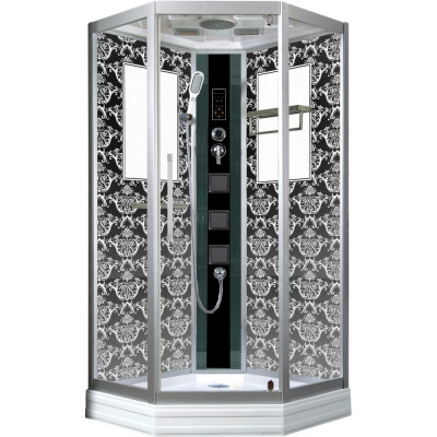 Душевая кабина Niagara Lux 7717B хром, черный