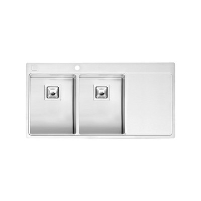 Мойка кухонная Reginox Nevada 30x30 LUX OKG left L сталь