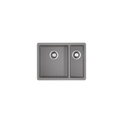 Мойка кухонная Omoikiri Kata 55-2-U-GR leningrad grey