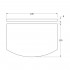 Полка Ellux Elegance ELE 032-C01 20 см
