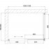 Душевой уголок Vegas Glass ZP+ZPV 130*80 07 02 профиль матовый хром, стекло шиншилла