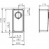 Мойка кухонная Reginox Kansas 18x40 Small LUX L сталь