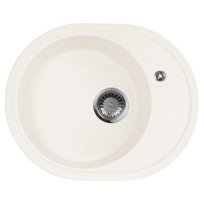 Мойка кухонная AquaGranitEx M-18l белая
