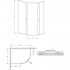 Душевой уголок Radaway Premium Plus E 100x80x190 стекло фабрик