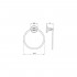 Полотенцедержатель Nicolazzi Classica 1485DB