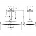 Верхний душ Hansgrohe Raindance Select E 300 2jet 27384000