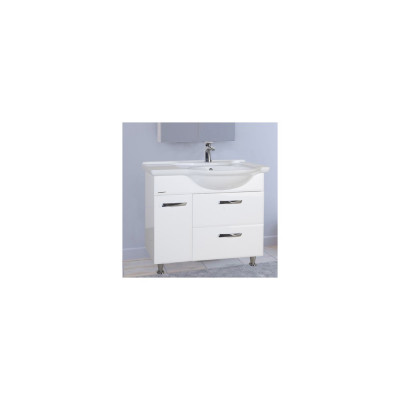 Тумба с раковиной Bellezza Балтика 90 L белая
