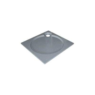 Поддон для душа GuteWetter Deluxe 80x80x2 Q серый