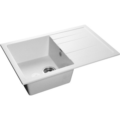 Мойка кухонная GranFest Quadro GF-Q780L белый