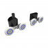 Душевой уголок Black&White Stellar Wind S801 1000х1000
