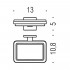 Мыльница Colombo Design BasicQ B3701