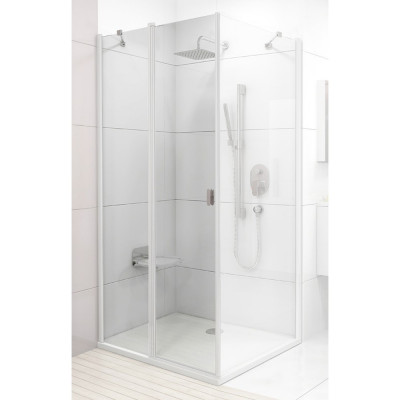 Дверь для душевого уголка Ravak CRV2-90 Transparent, профиль белый