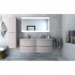 Тумба с раковиной Cezares Vague 140 две чаши rovere sbiancato