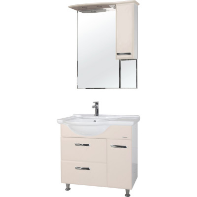 Мебель для ванной Bellezza Балтика 90 L бежевая