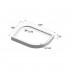 Поддон для душа BelBagno Tray 120х80 L R550