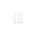 Душевой уголок Good Door Antares WTW+SP 140х80х195 см