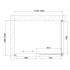 Душевой уголок Vegas Glass ZP+ZPV 120*100 09 02 профиль золото, стекло шиншилла