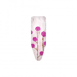 Чехол для гладильной доски Colombo New Scal S.p.A. Ажурные цветы розовые 130х50