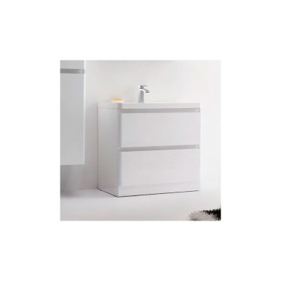 Тумба с раковиной BelBagno Energia-N 80 bianco lucido напольная