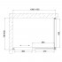Душевой уголок Vegas Glass ZP+ZPV 110*80 08 02 профиль глянцевый хром, стекло шиншилла