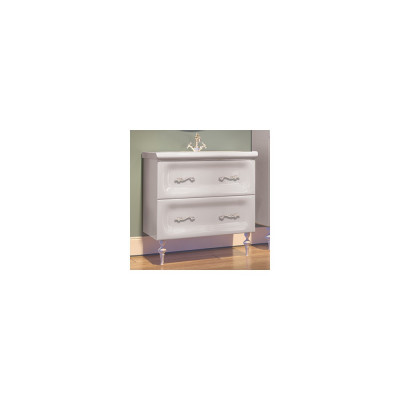Тумба с раковиной Marka One Cheri 80Н white