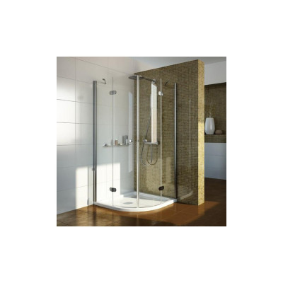 Душевой уголок GuteWetter Lux Meliori GK-102 100x100 см стекло бесцветное, профиль хром