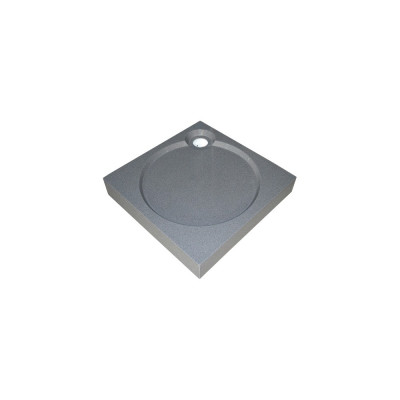 Поддон для душа GuteWetter Deluxe 80x80x16 Q серый