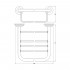 Полка FBS Standard STA 042 для полотенец 60 см
