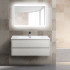 Тумба с раковиной BelBagno Kraft 100 pietra bianco