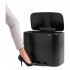 Мусорное ведро Brabantia Bo Pedal Bin 121227 23 + 11 л